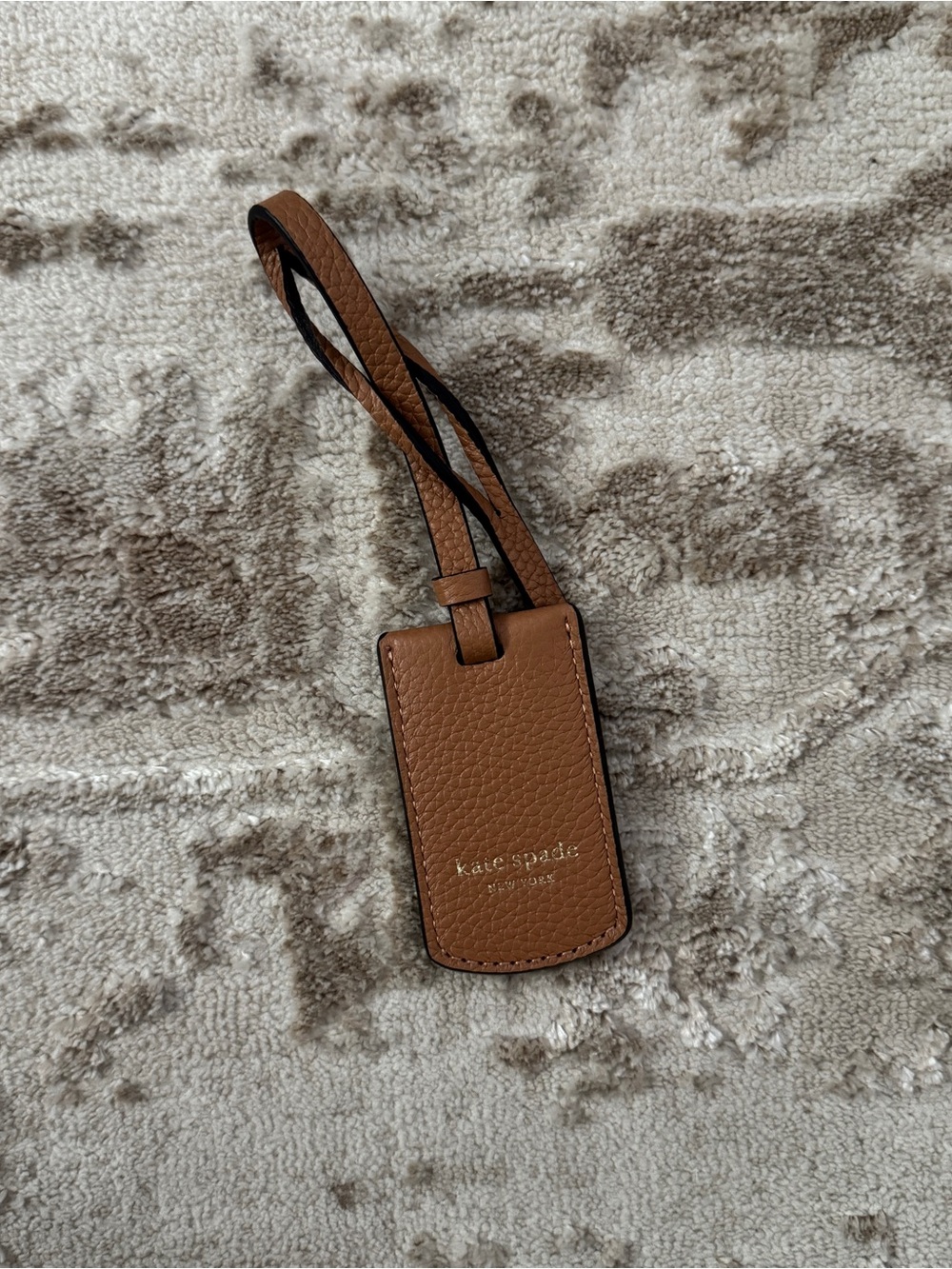Kate Spade Pebbled Leather Bag Charm
